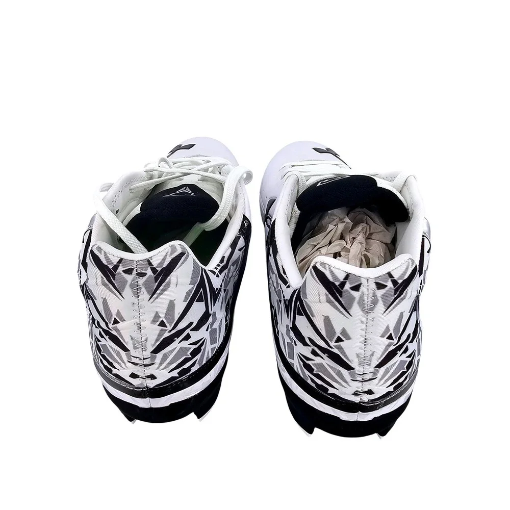 Under Armour Team Banshee‎ Low MC Football Cleats Men's 13 White 126223‑105 NIB
